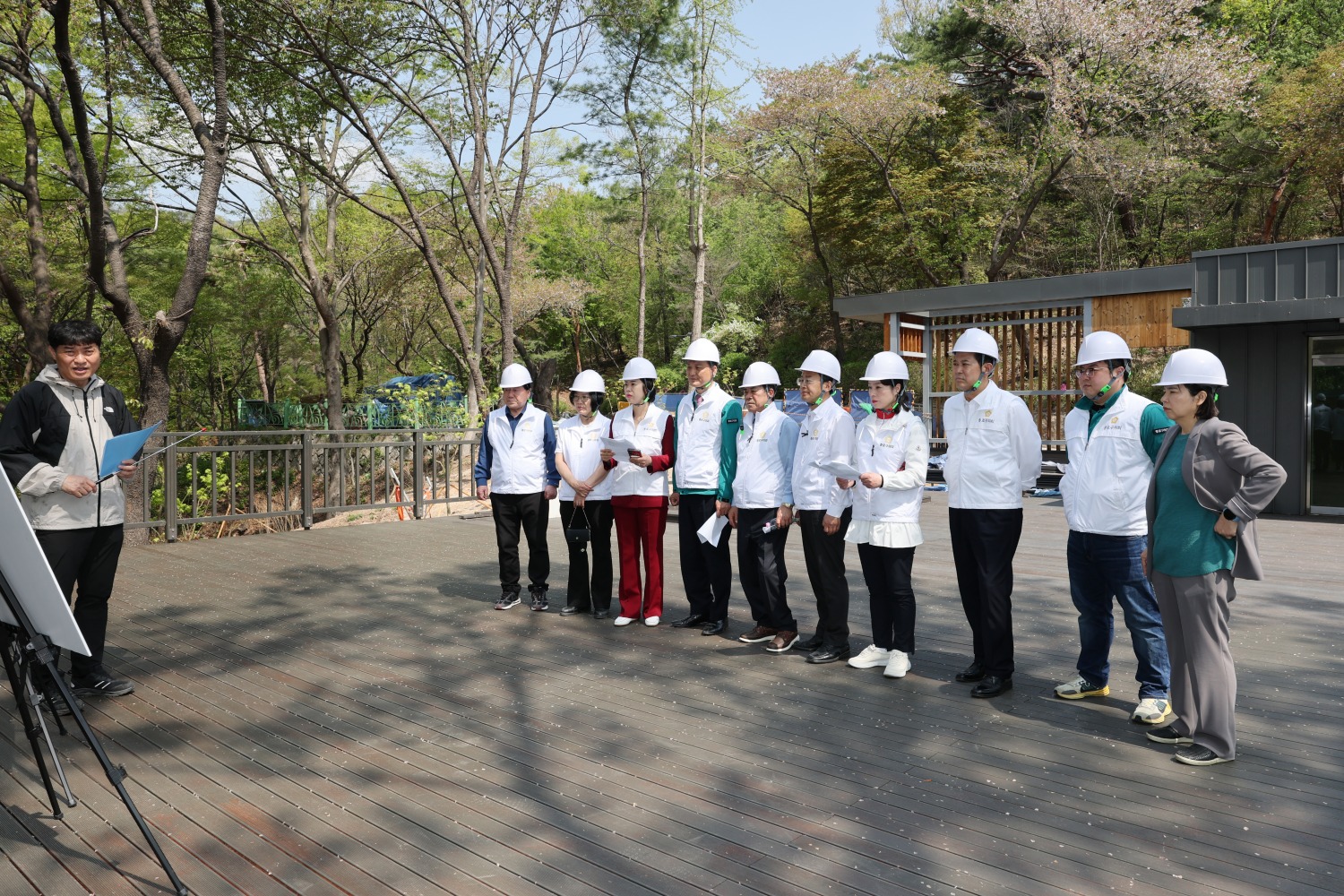 제341회 임시회 현장방문_삼청공원 치유의 숲 조성사업 현장
